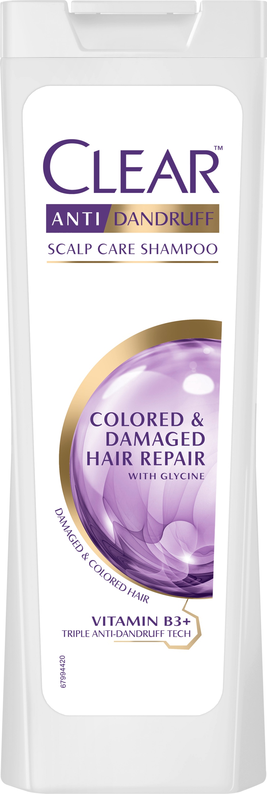 clear damaged & coloured hair szampon przeciwłupieżowy 400 ml