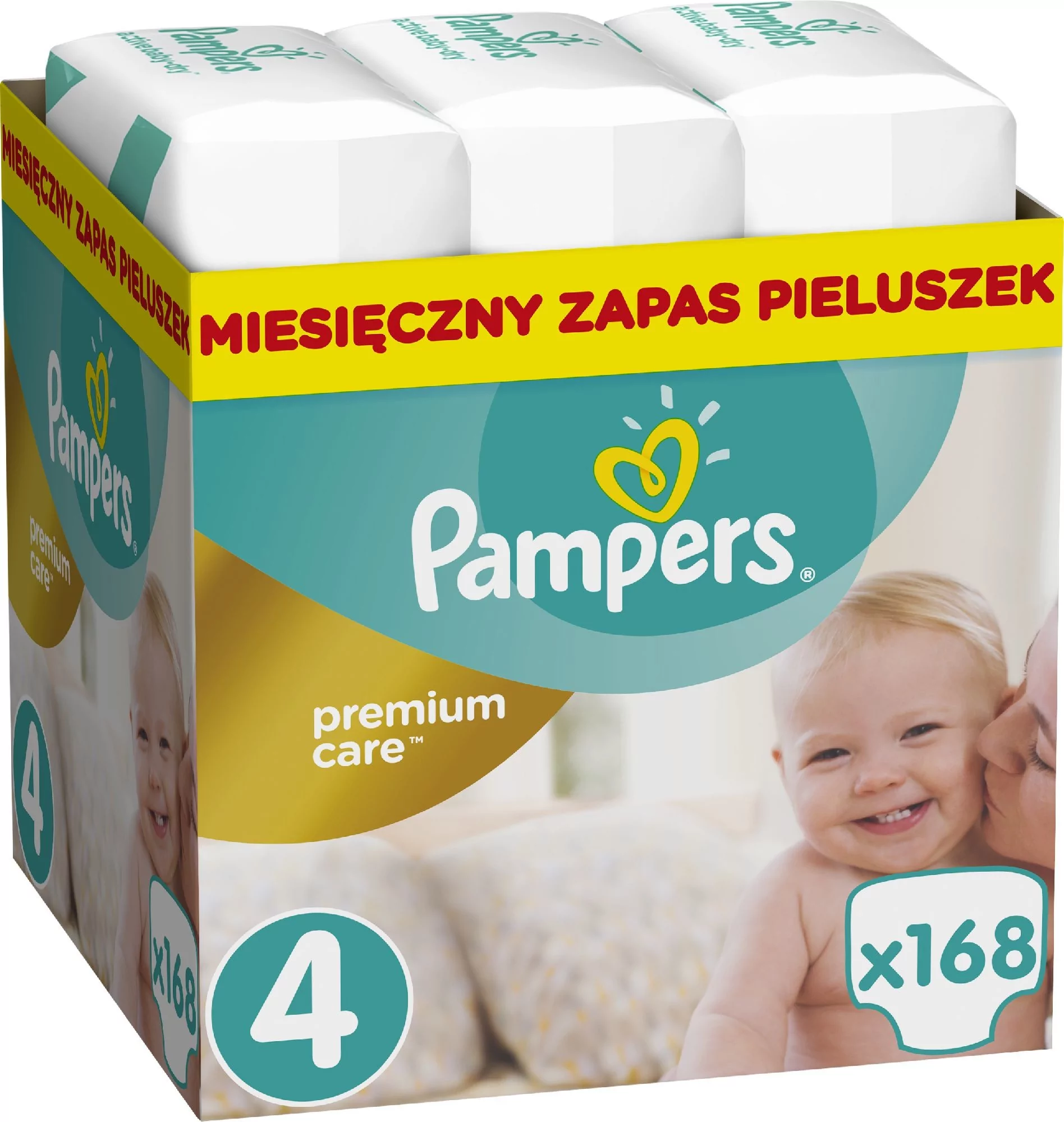 pampers 4+ miesieczny zapas