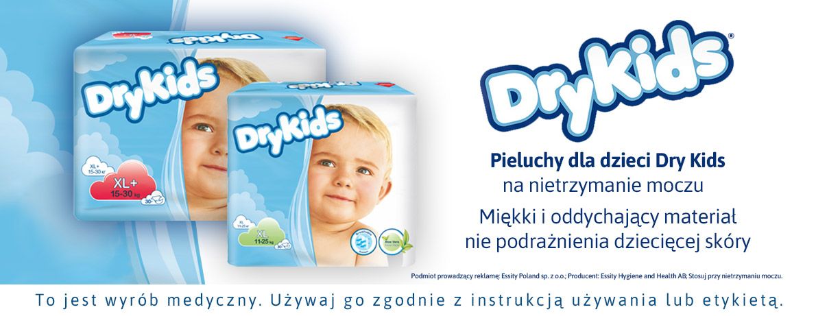 pieluchy dry kids rozmiary