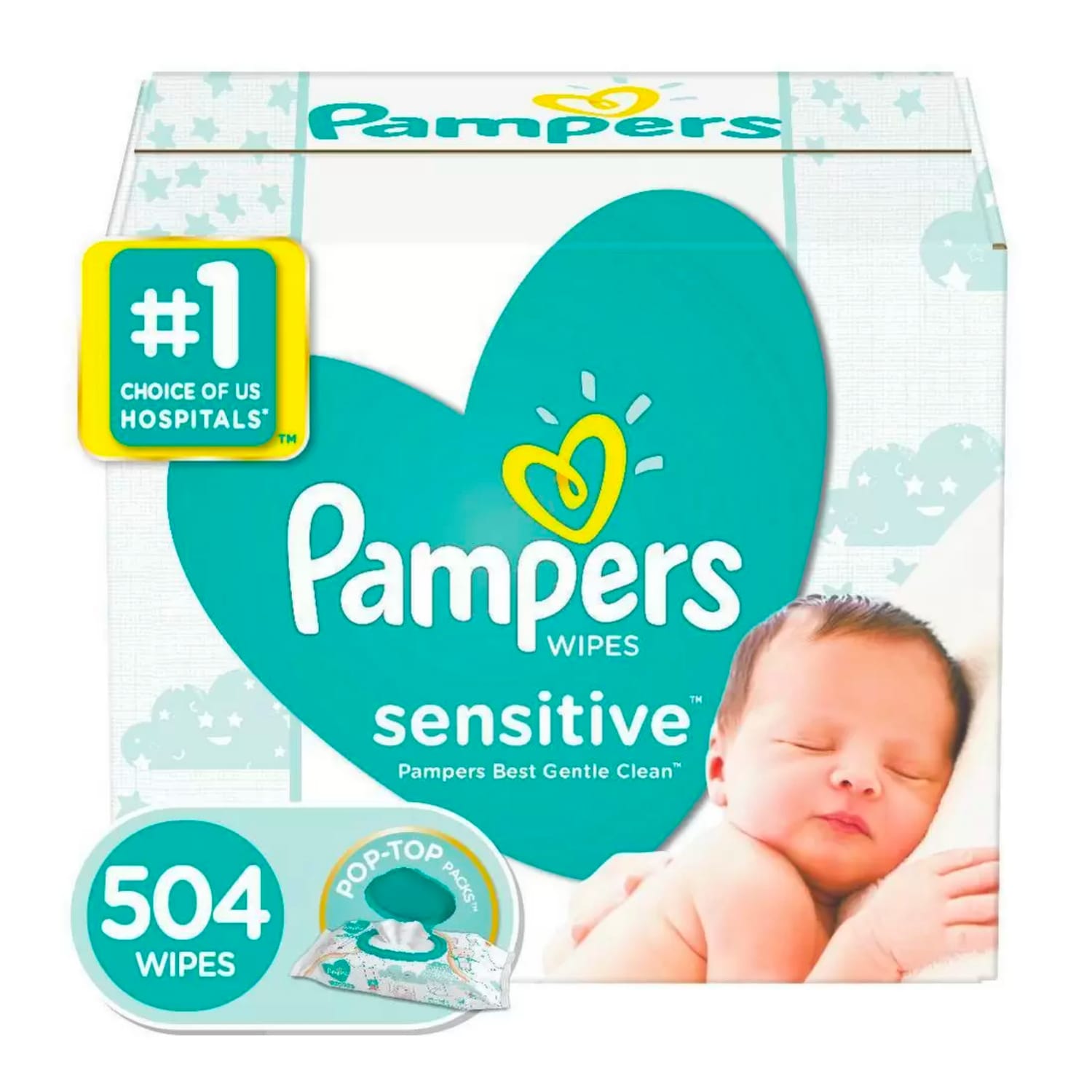 pampers sensitive 504