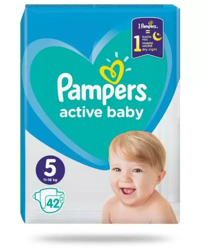 pieluszki pampers active dry cena