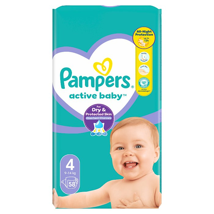 pampersy pampers zalozone na dziecko na lerzeniu