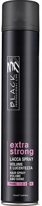 parisienne italia black lakier do włosów extra strong 750 ml