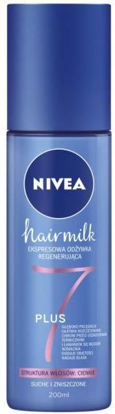 ekspresowa odżywka regenerująca do włosów o cienkiej strukturze hairmilk 200ml