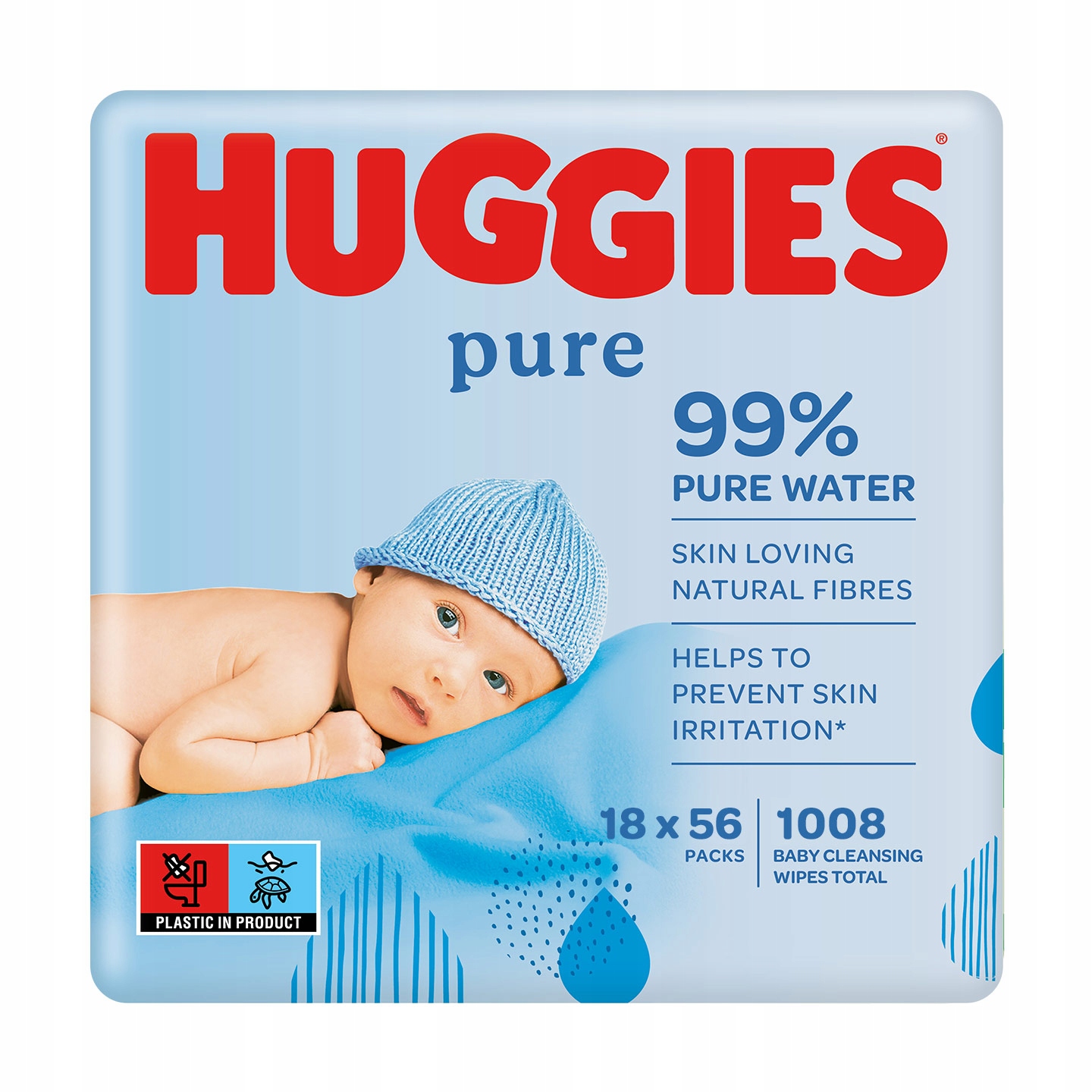 husteczki huggies pure c