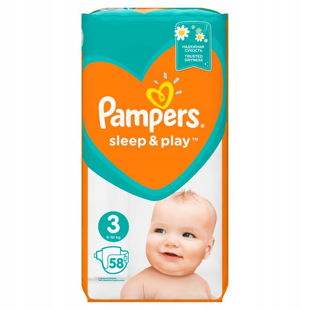 pampers sleep&play 3 midi 58szt