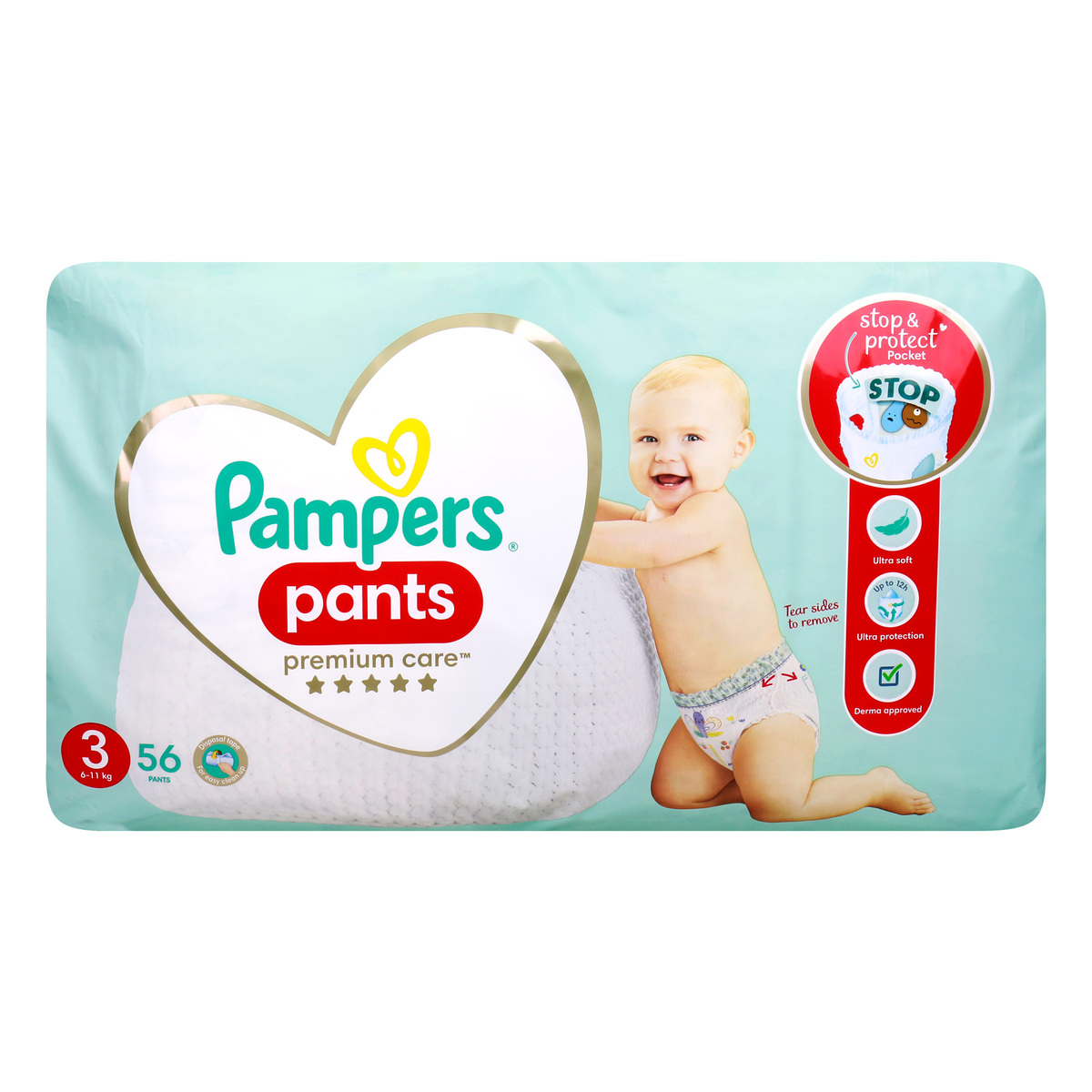 pampers premium care 3 pants cena