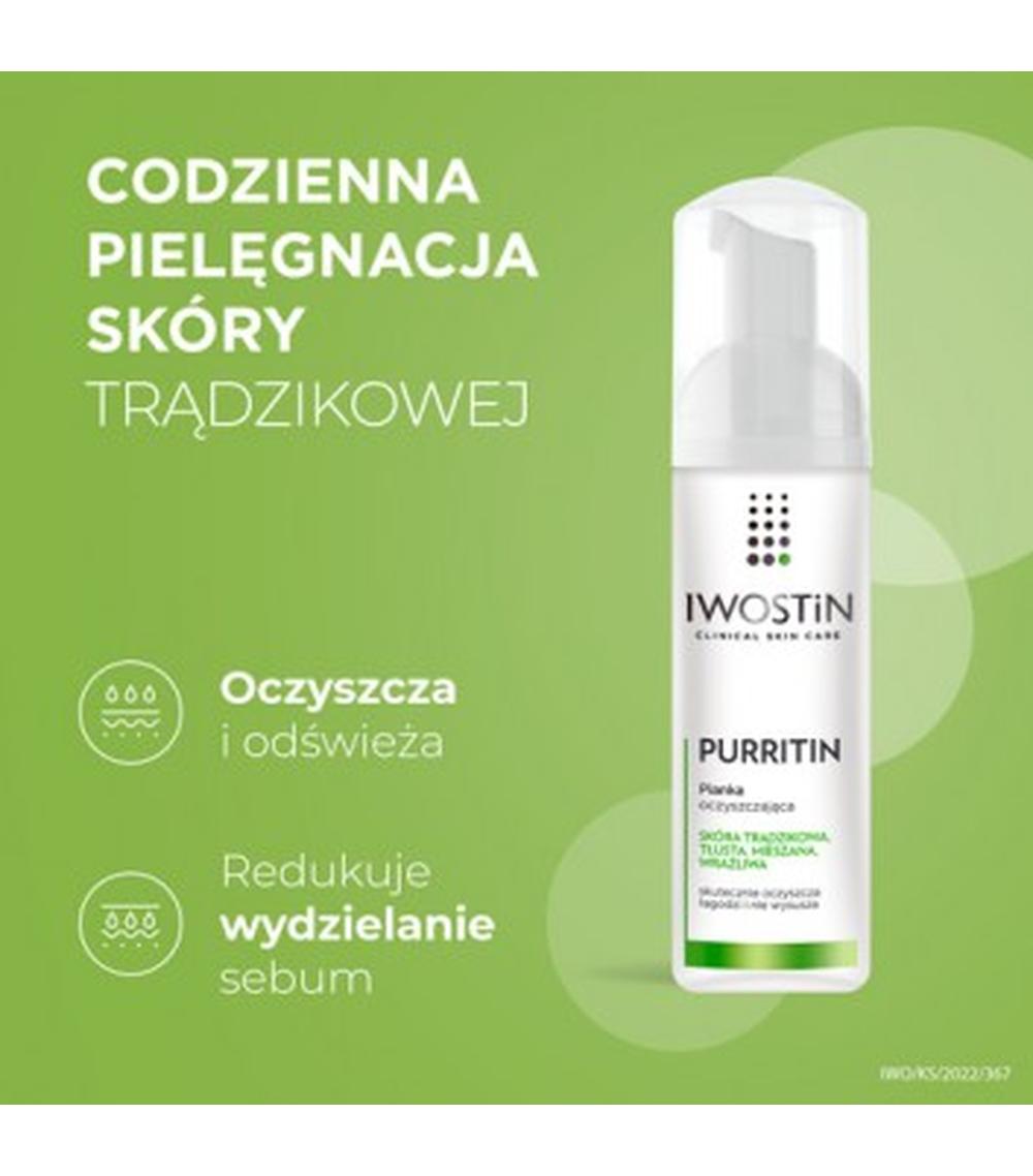 iwostin purritin pianka do mycia twarzy cena