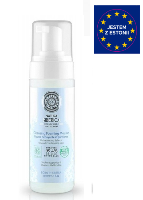 natura siberica cleansing foaming mousse oczyszczająca pianka do twarzy