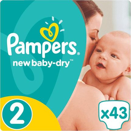 pampers new baby dry 2 43 szt