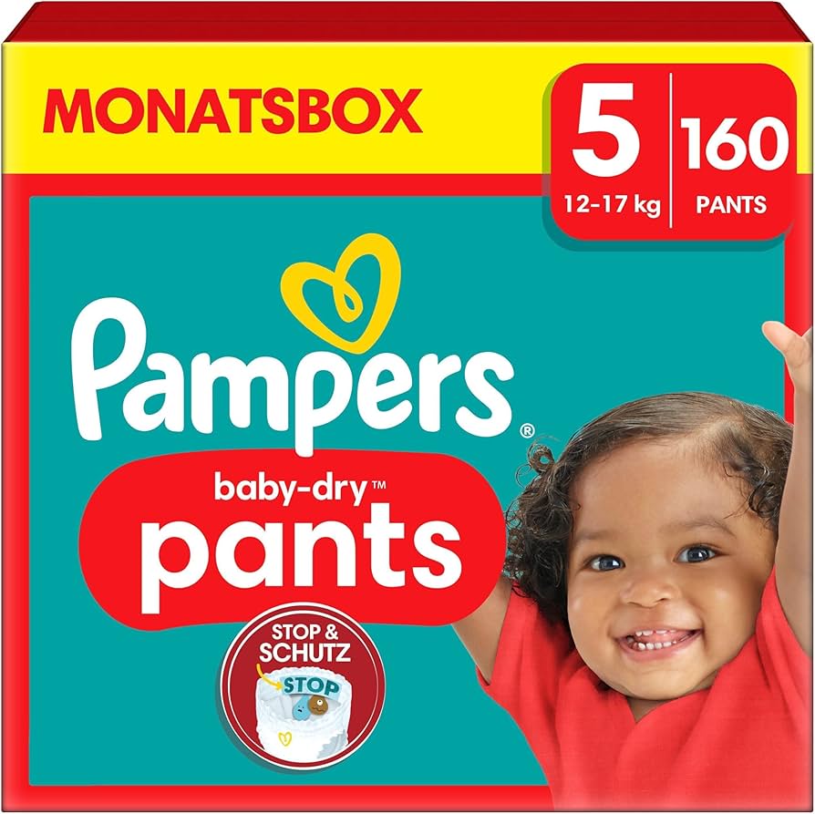 pampers pants 5 box