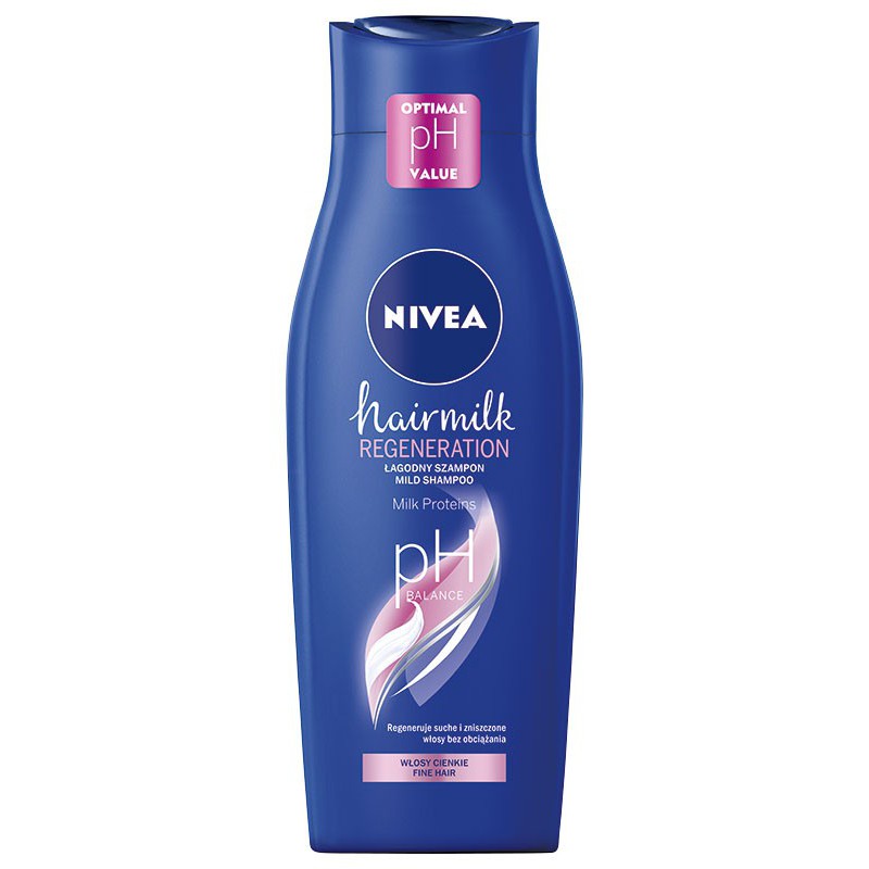 promocja nivea hairmilk mleczny szampon do włosów o cienkiej strukturze