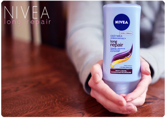 nivea long repair odżywka do włosów zniszczonych