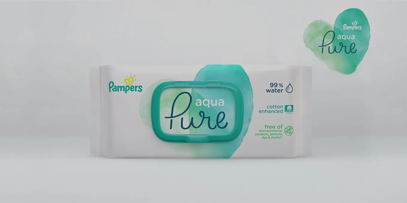 pampers aqua purr