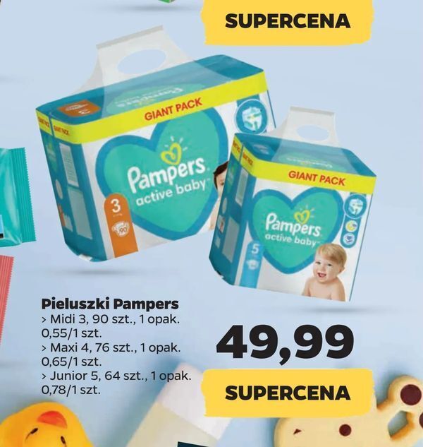 netto pieluszki pampers