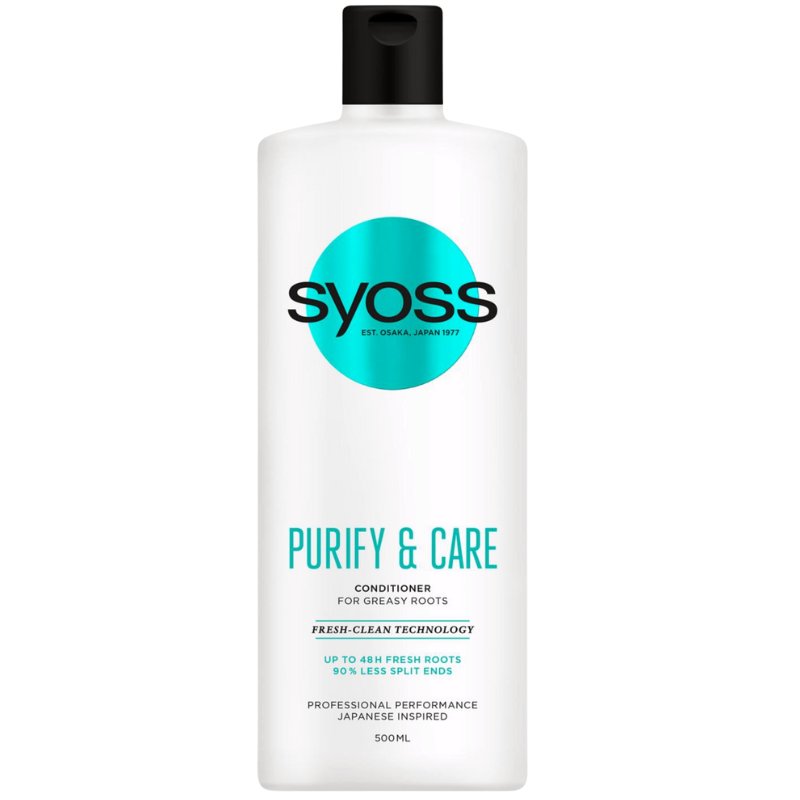 syoss purify & care szampon do włosów 500 ml