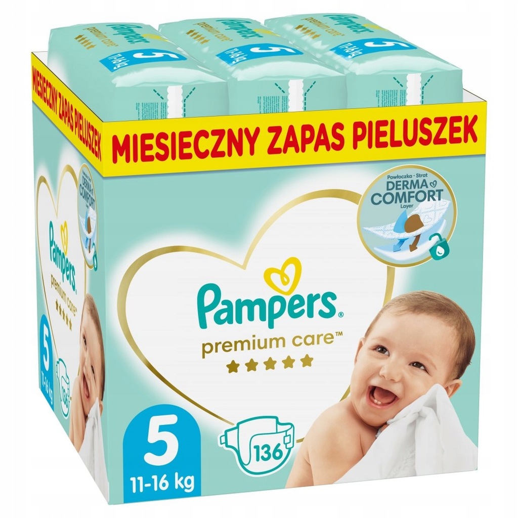 pampers premium care 4+ site allegro.pl