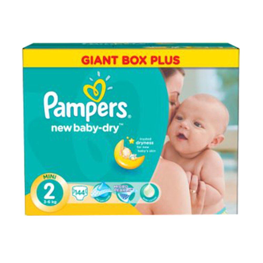 pampers new baby dry 2 100 sztuk