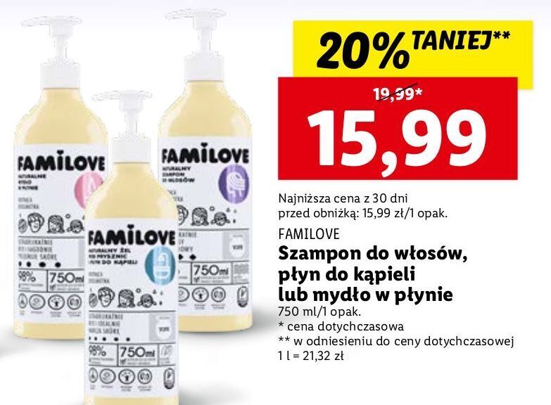 czy z lidl naturalny szampon