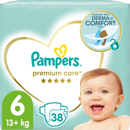 pampers premium care rozmiar 6