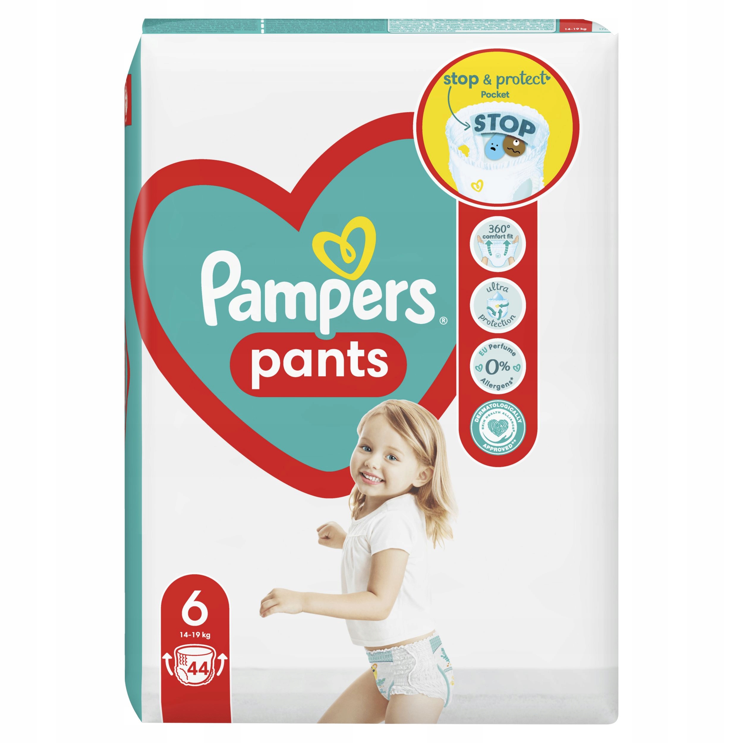 pampers pants 6 44 sztuki cena