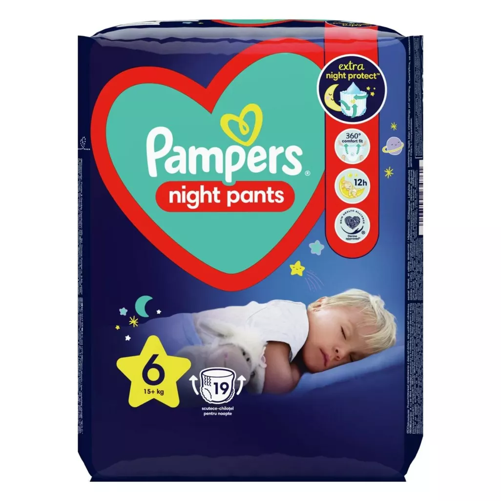 suchy pampers po nocy u dziecka