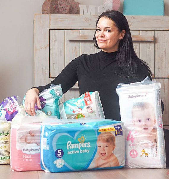 babydream vs pampers premium care wielkość