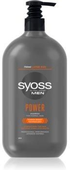 syoss men power & strength szampon do włosów normalnych