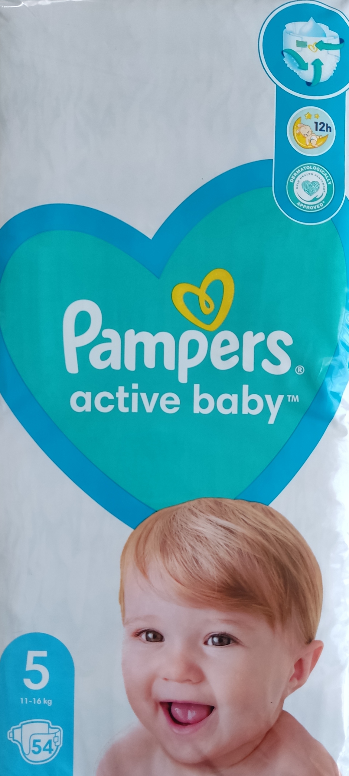 pampers active baby 5 54 szt