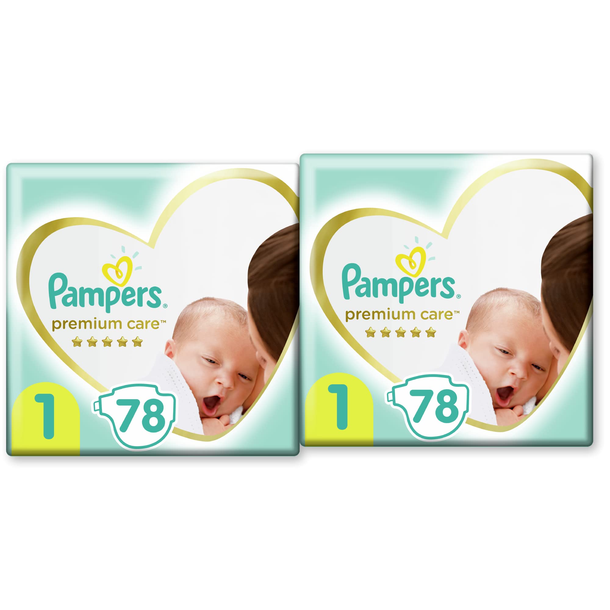 pampers pieluszki premium care 1 newborn 156 szt