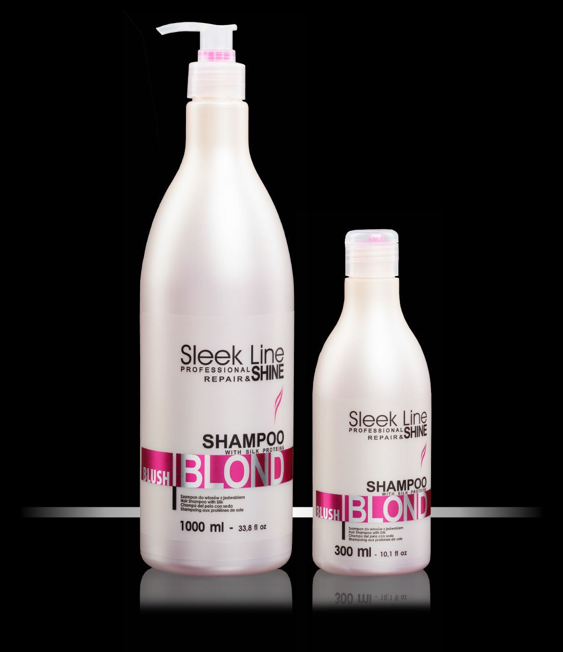 sleek line blond szampon różowy