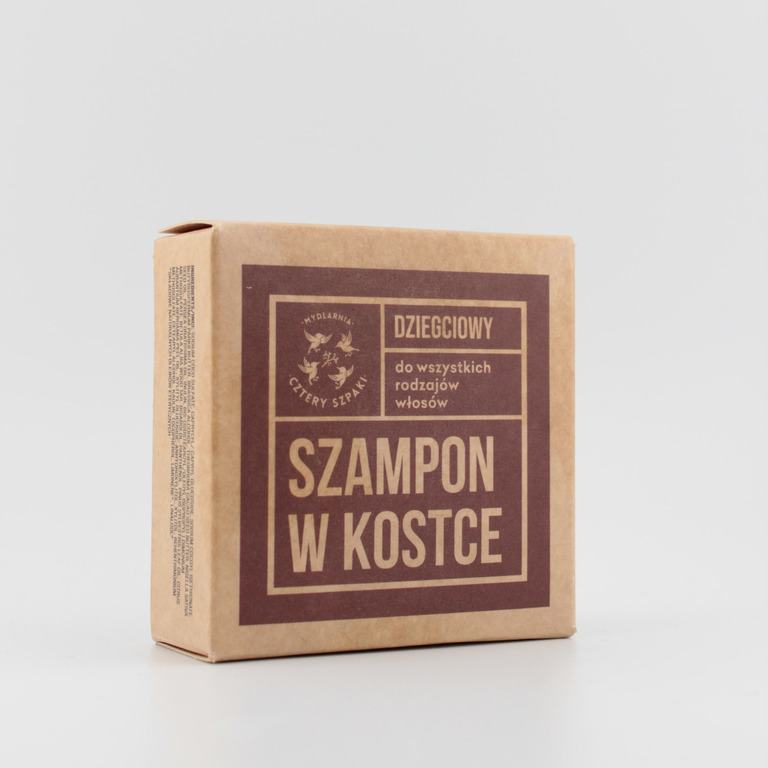 szampon w kostce dziegciow