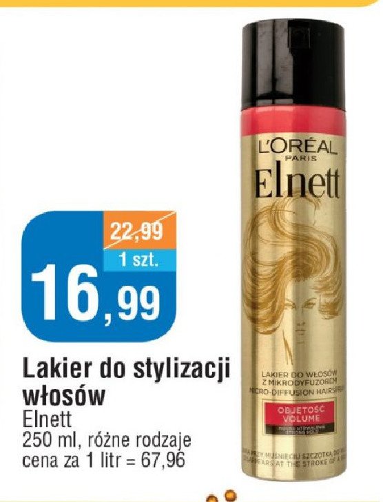 lakier do włosów loreal elnett hebe