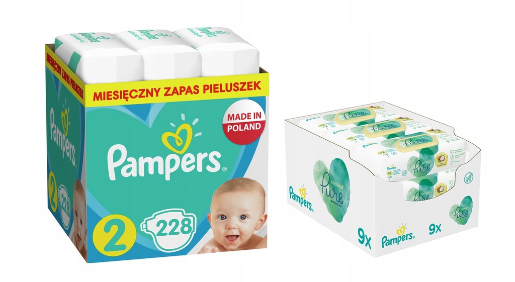 pampers 2 228 szt