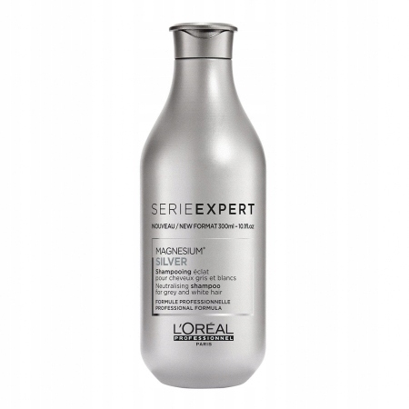 loreal silver szampon włosy siwe blond jasne