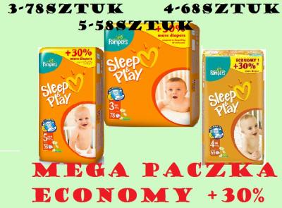 pampersy pampers pomaranczowe