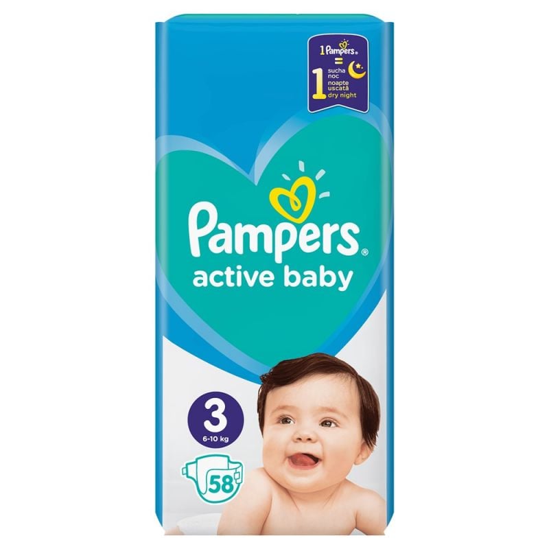 pampers active baby 58