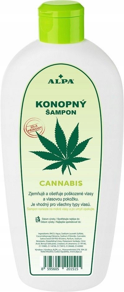 alpa szampon konopny z olejem z konopi 430ml