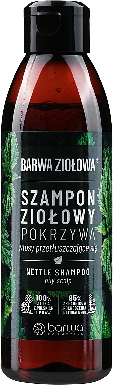 barwa ziołowa szampon pokrzywowy