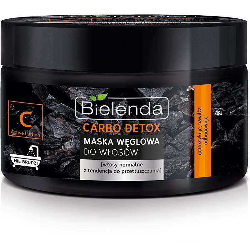 bielenda carbo detox odżywka węglowa do włosów