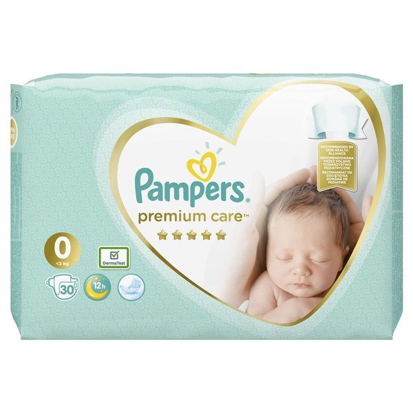 pampers premium care pieluchy jednorazowe rozmiar 1 newborn 30 szt