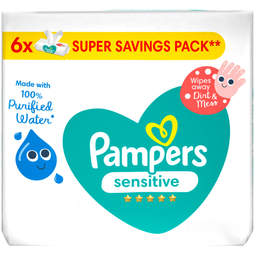 pampers sensitive 6pak