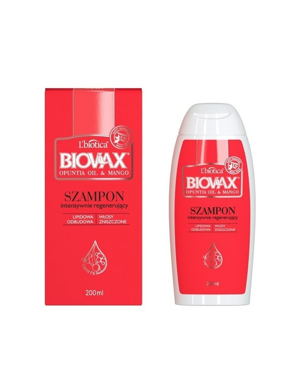 biovax opuntia oil & mango szampon 400ml