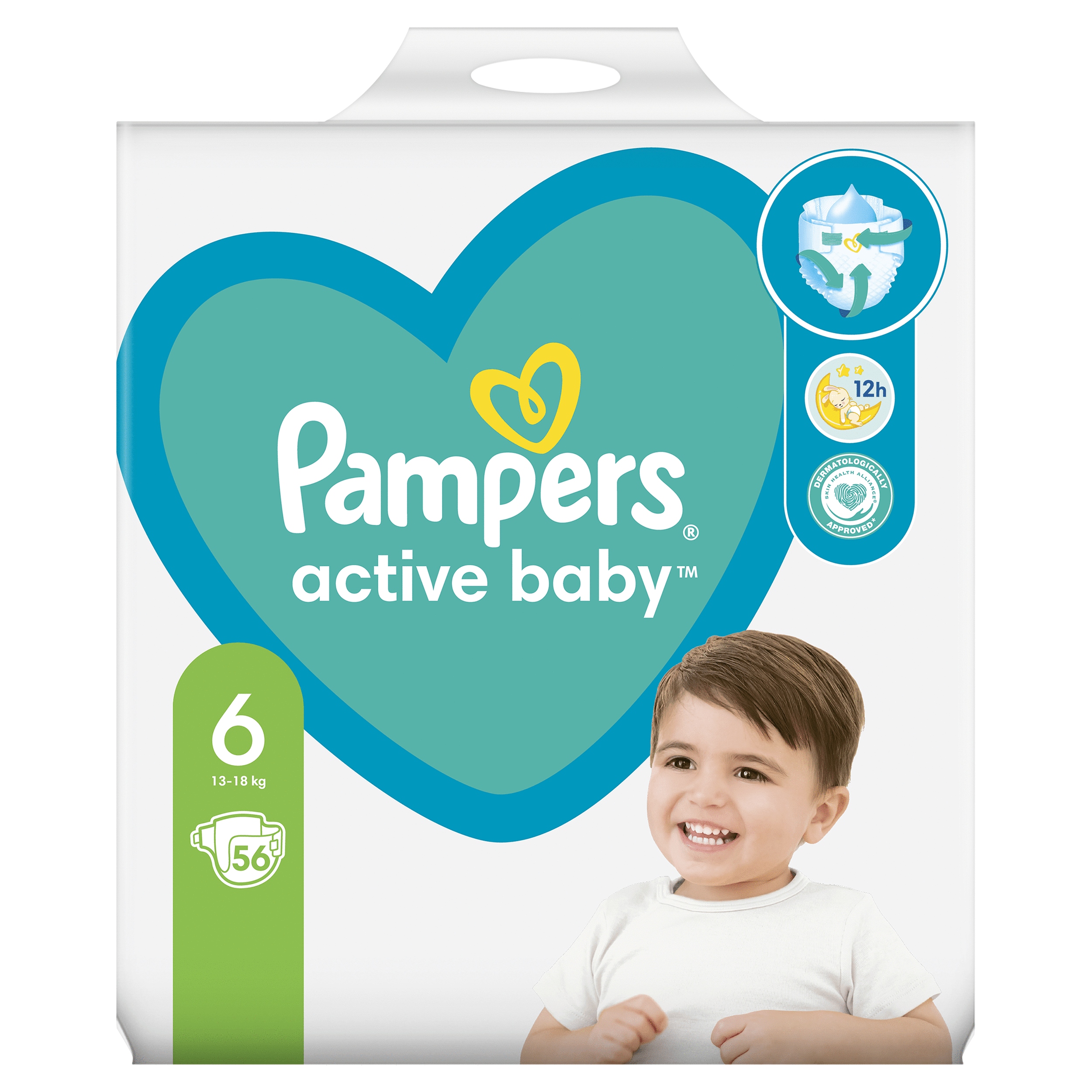 pampers pieluchy active baby 3 midi 5-9kg 103 szt