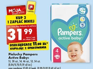 pampers 4 cena biedronka