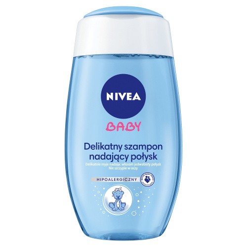 nivea baby szampon dla niemowląt nadający połysk włosom