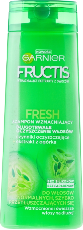 garnier fructis szampon wzmacniający fresh