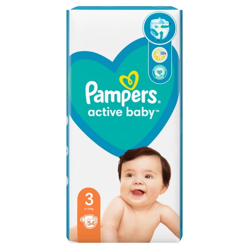 pampers active baby rozm 3 68 sztuk