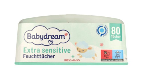 pudełko na chusteczki nawilżane babydream rossmann