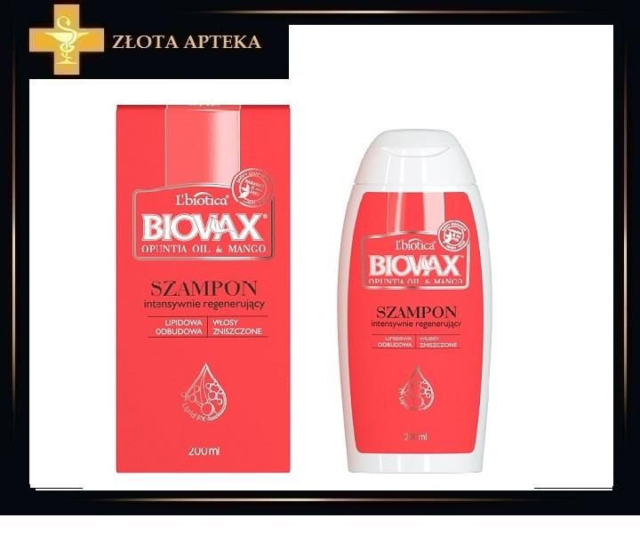 biovax szampon opuntia oil & mango